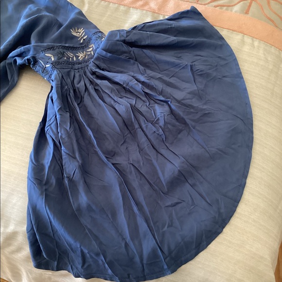 Embroidered Blue Top - Picture 6 of 10